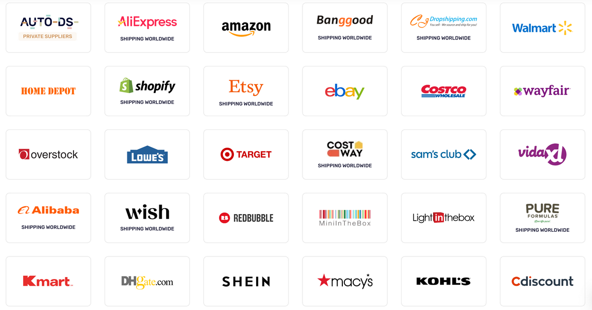 Connect with a supported AutoDS dropshipping supplier for ease