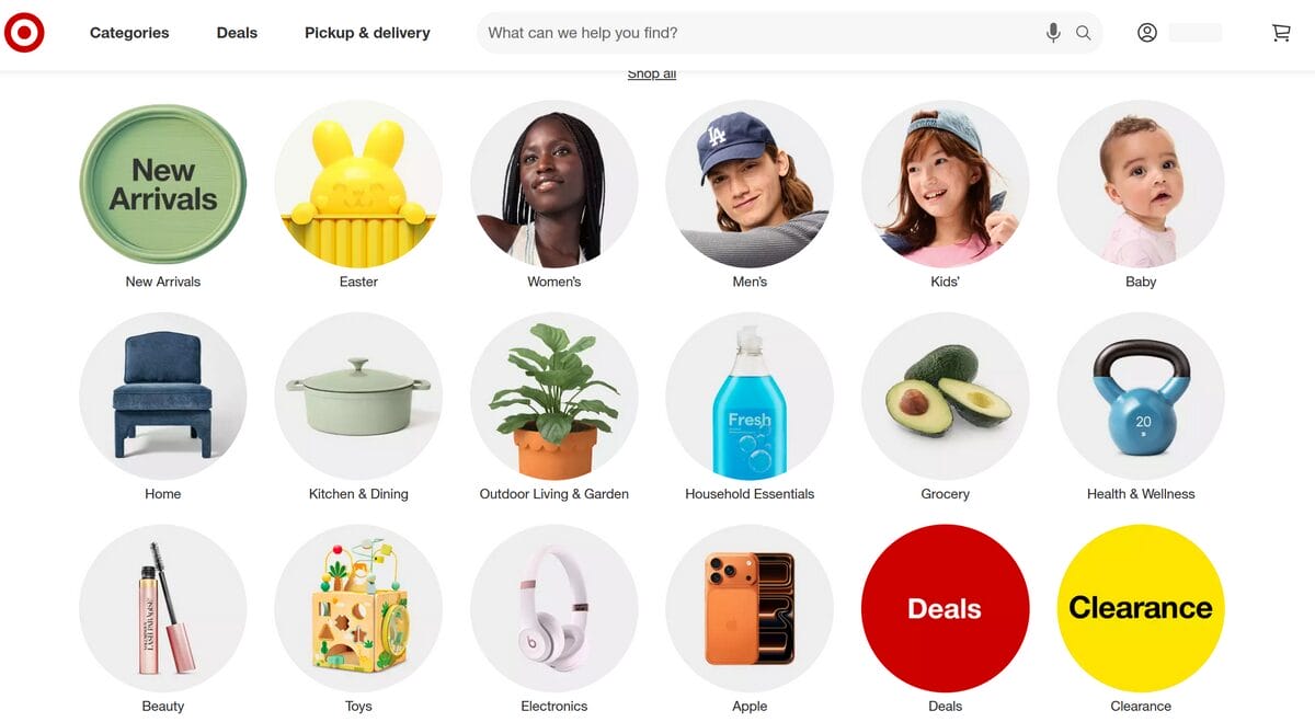 Target as Shopify dropshipping supplier