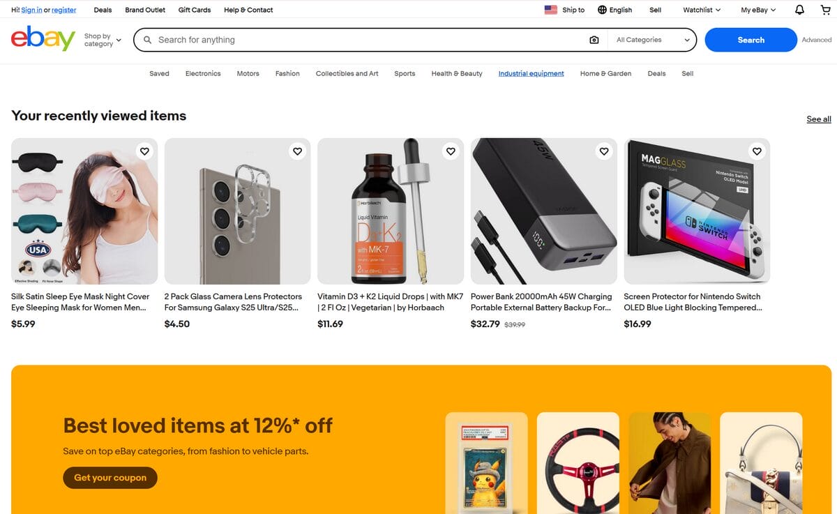 eBay for free dropshipping