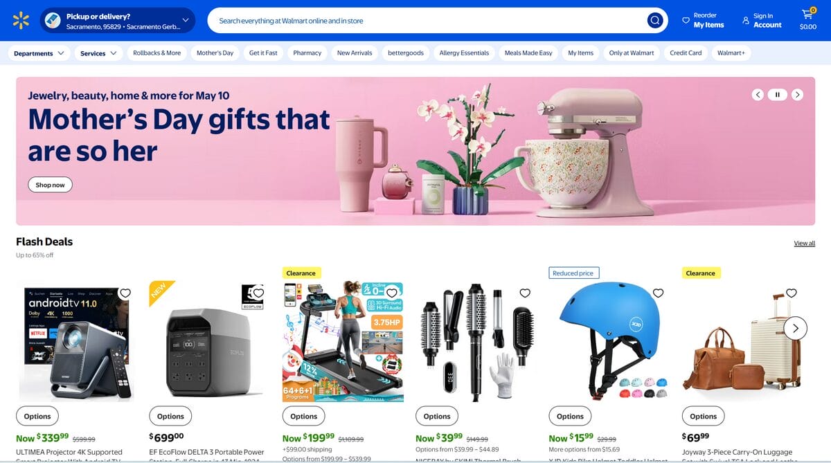 Walmart for dropshipping on amazon without stock