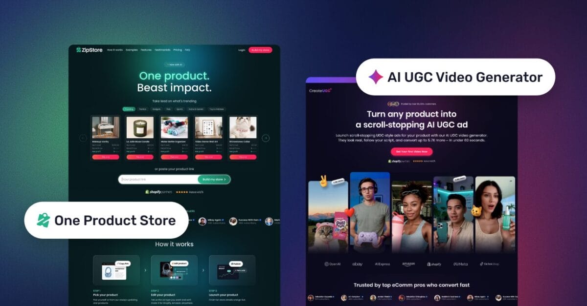 AutoDS Q1 2026 Update: Introducing ZipStore And CreateUGC