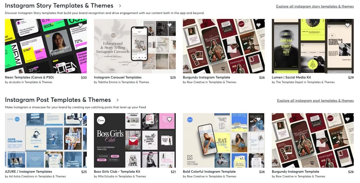 Social media templates, one of the best digital dropshipping products