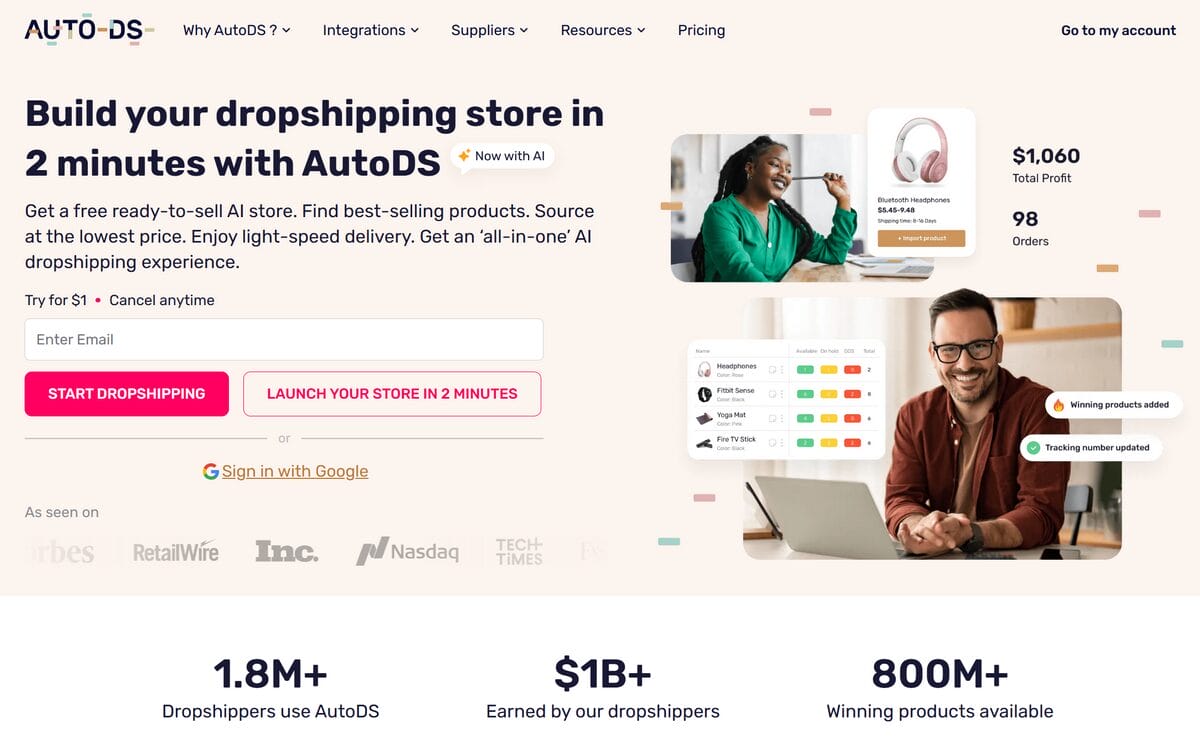 AutoDS Helps Make Dropshipping Worth It