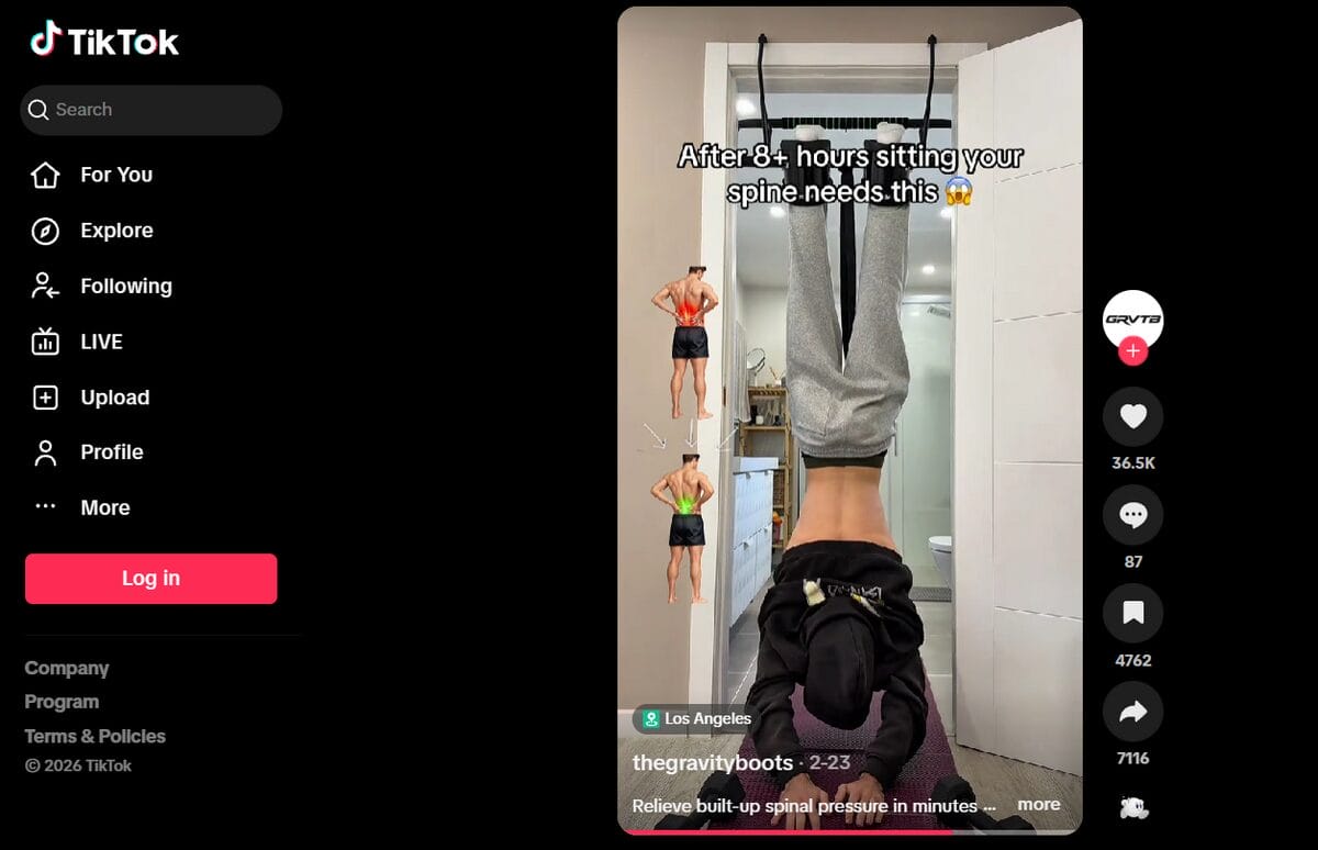 Anti-gravity boots TikTok ad dropshipping May products