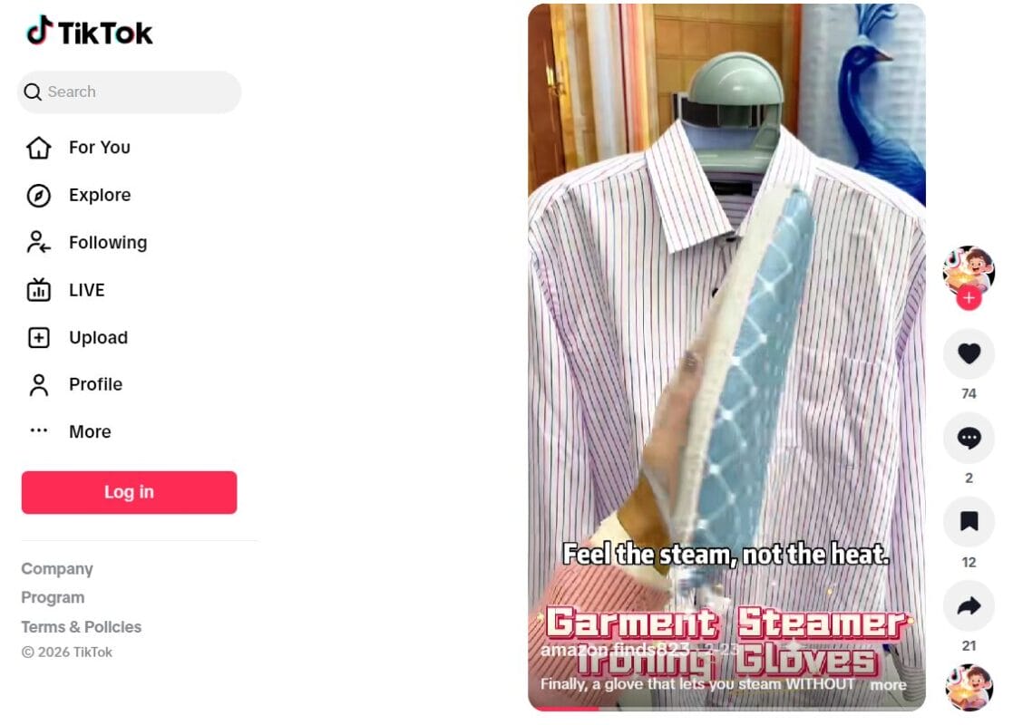 Ad review of Handheld irroning board dropshipping product