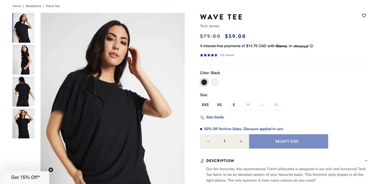 Product pages for dropshipping stores