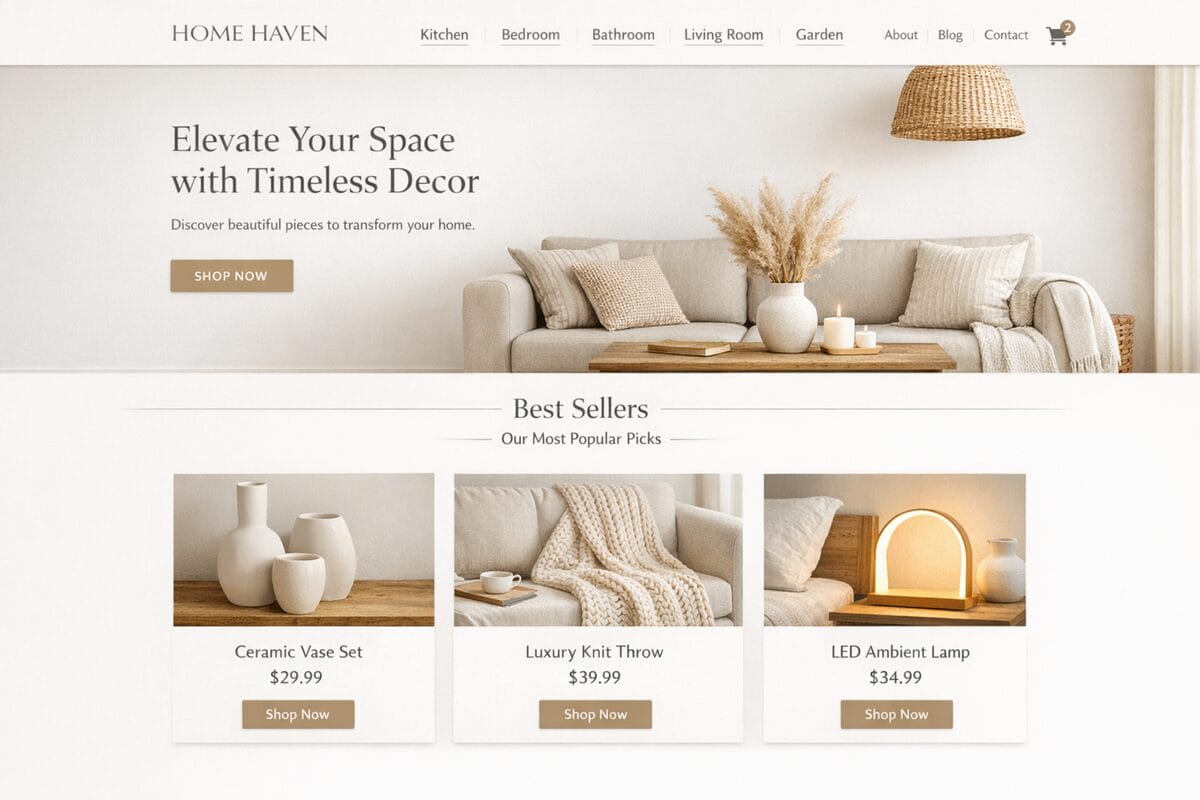 Successful dropshipping store examples