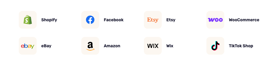 Selling channels for dropshipping stores