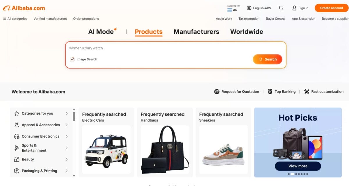 alibaba to source for tiktok dropshipping