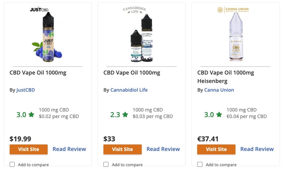 Vaping oils for CBD dropshipping