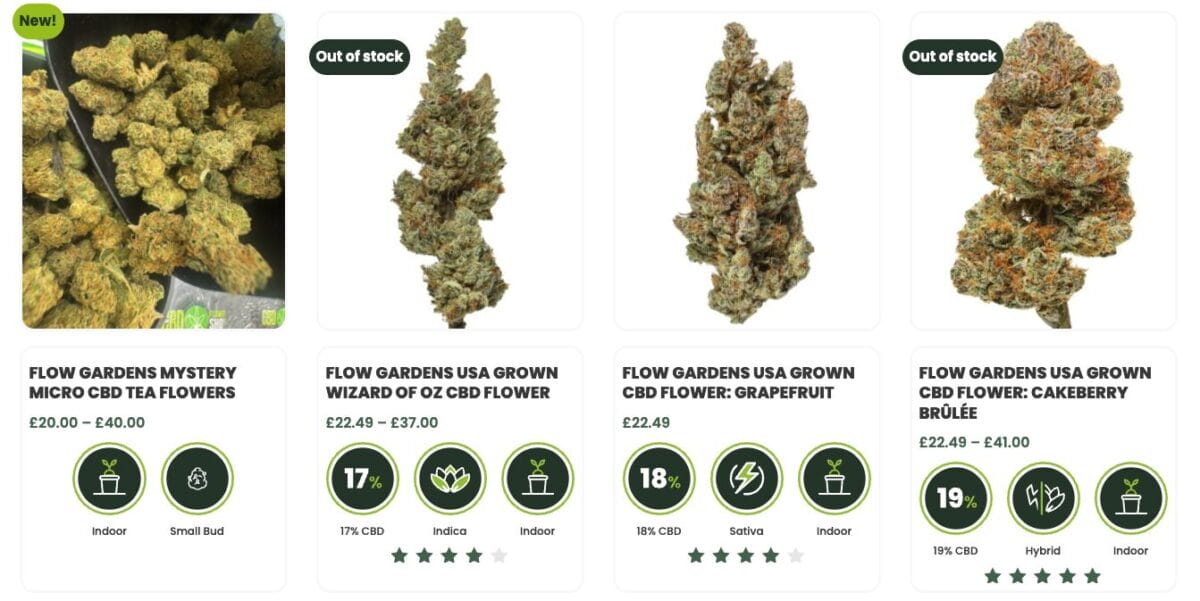 Flowers for CBD dropshipping