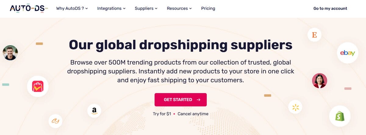 AutoDS Global Dropshipping Suppliers
