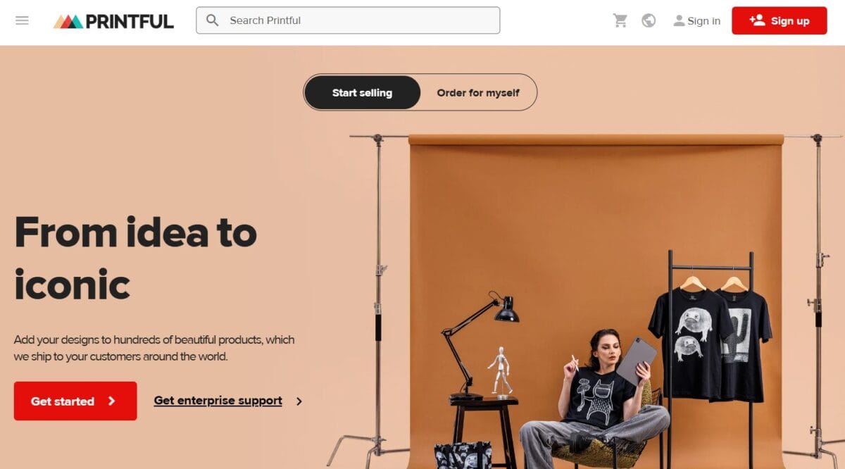 Printful best free dropshipping suppliers 