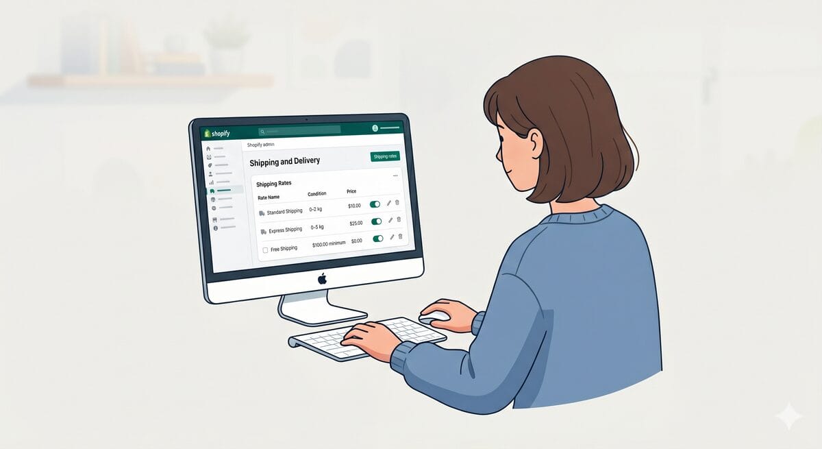 Shopify shipping rates