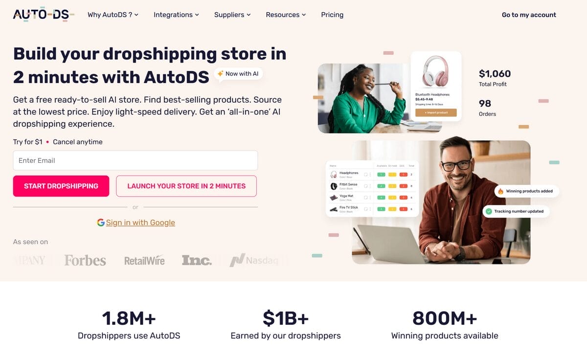 autods dropshipping platform for beginners