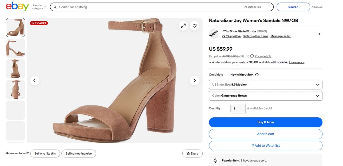 Sandals for Shoe Dropshipping