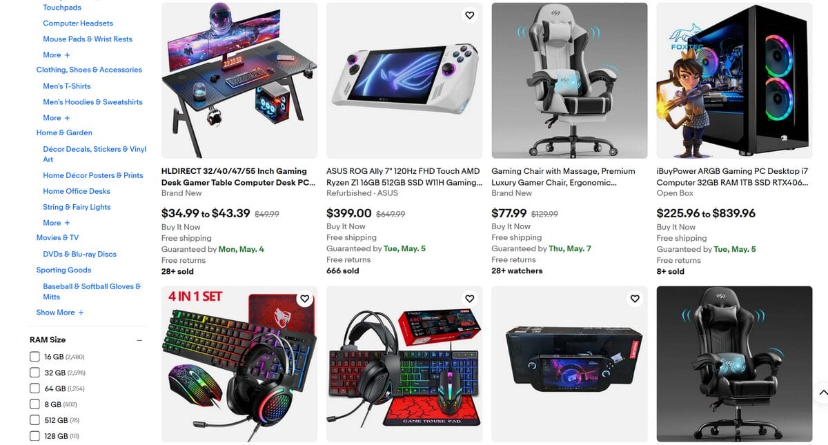 Gaming Accessories For Dropshipping Trending Items