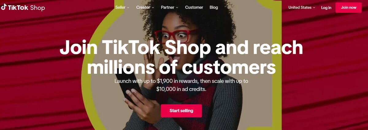 TIkTok Shop social media channel for e-commerce
