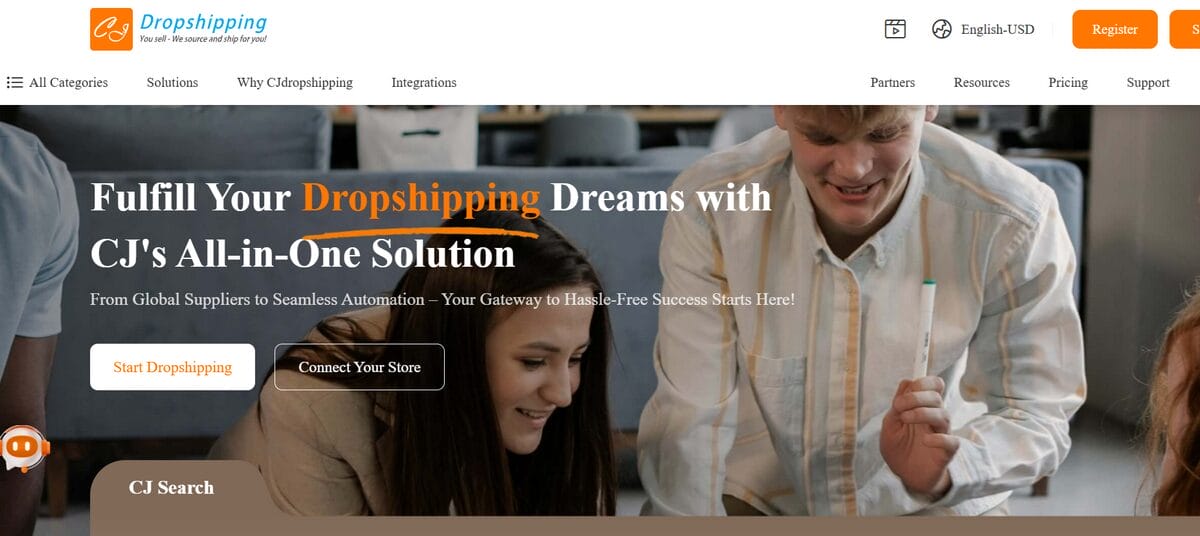 CJDropshipping dropshipping.com alternative tools