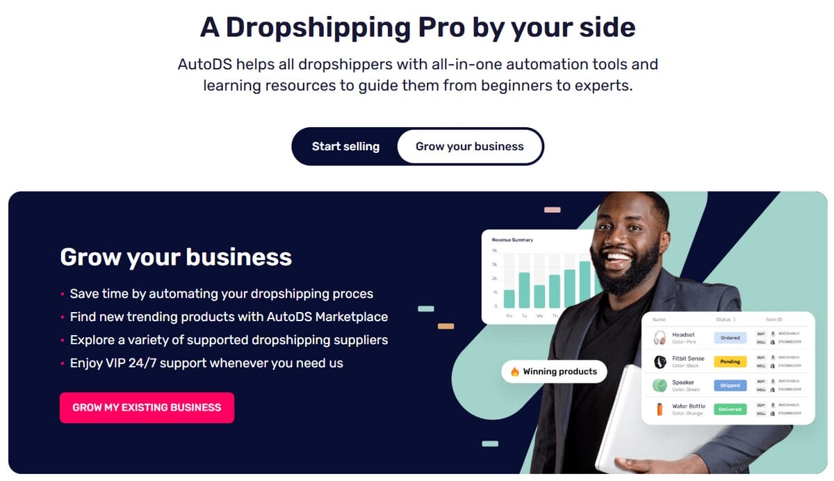 AutoDS best tool for beginner dropshippers