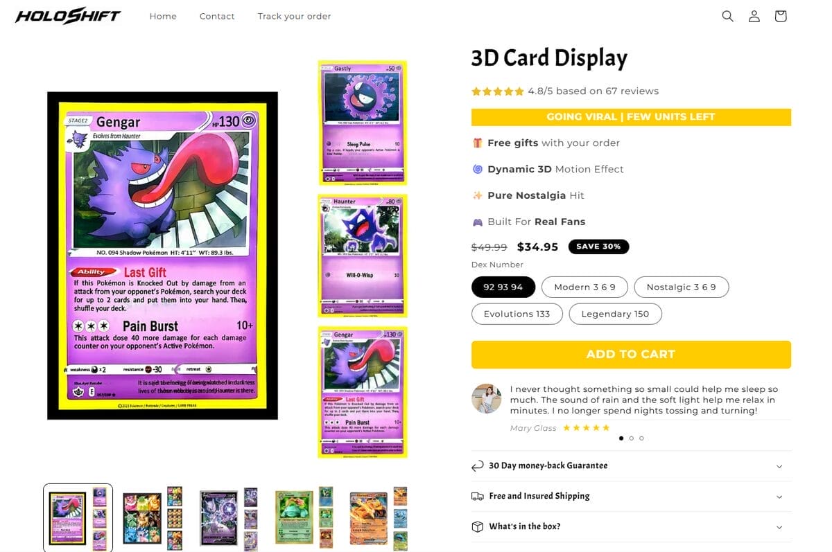 Seller Website Listing Mistake