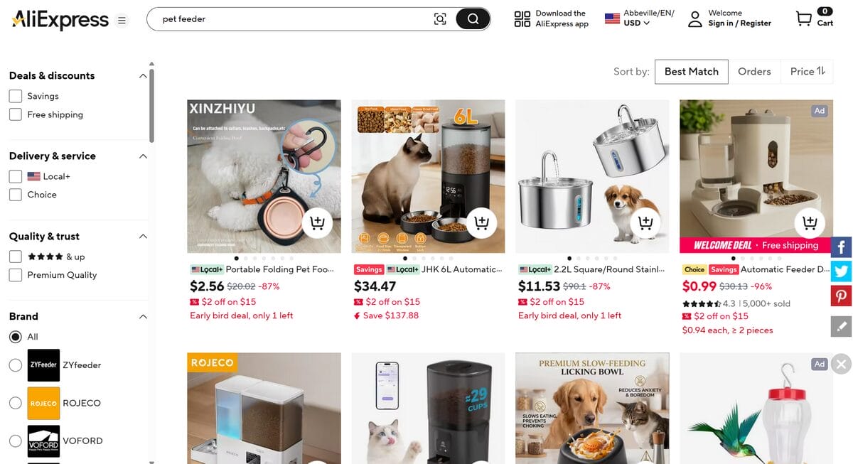 pet Products for tiktok shop affiliates
