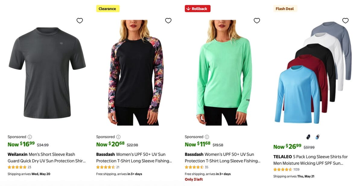 UV Protection Clothing, one of the best summer dropshipping products to sell in 2026