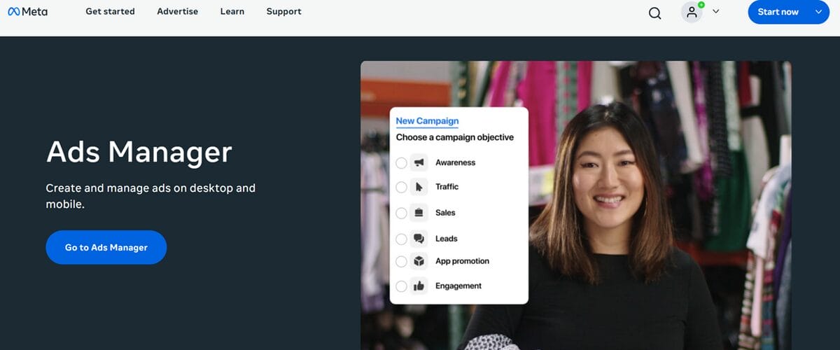 Meta Instagram and Facebook ads library