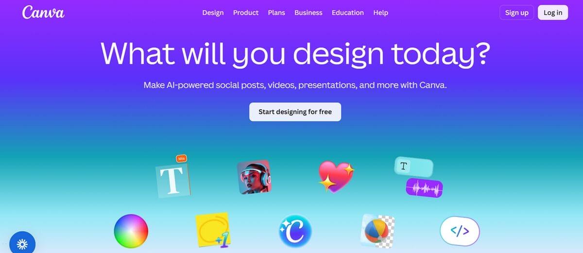 Canva design platform for ghost commerce business