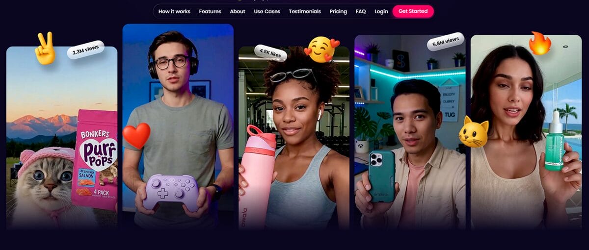 Create UGC generative AI tool for video content making