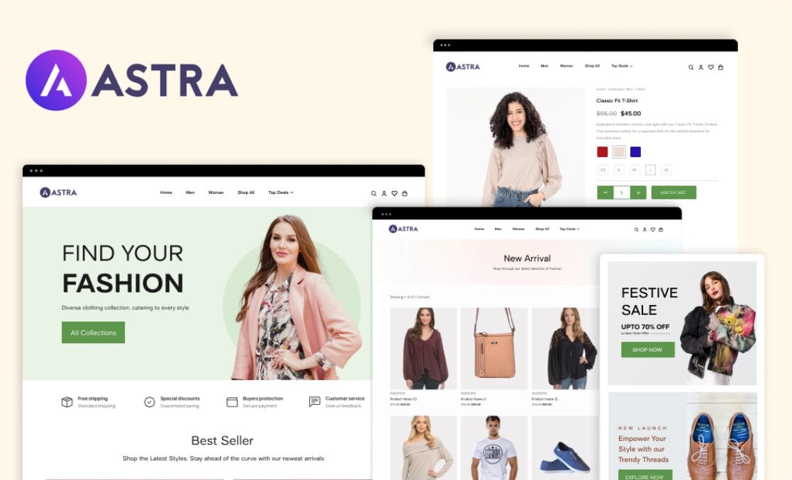 Astra Best WordPress WoCommerce Theme for Dropshipping Stores
