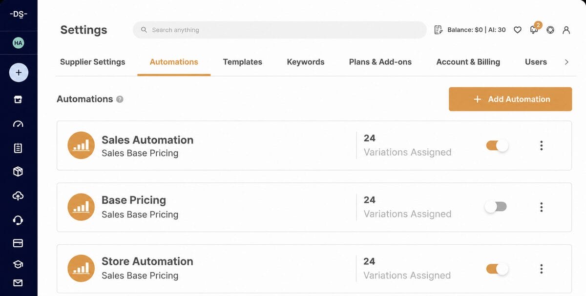 Automate Pricing & Inventory for dropshipping with AutoDS