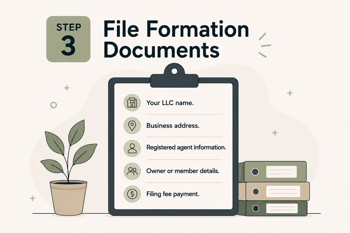 File Formation Documents for your LLC for dropshipping