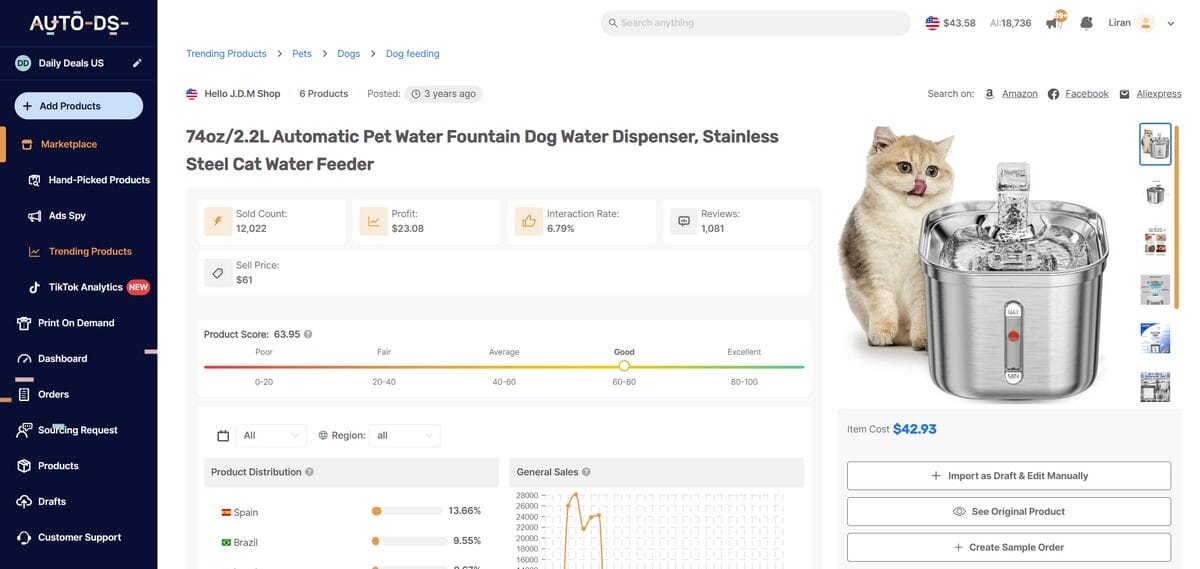 Check Profit Margins for Winning Dropshipping Products