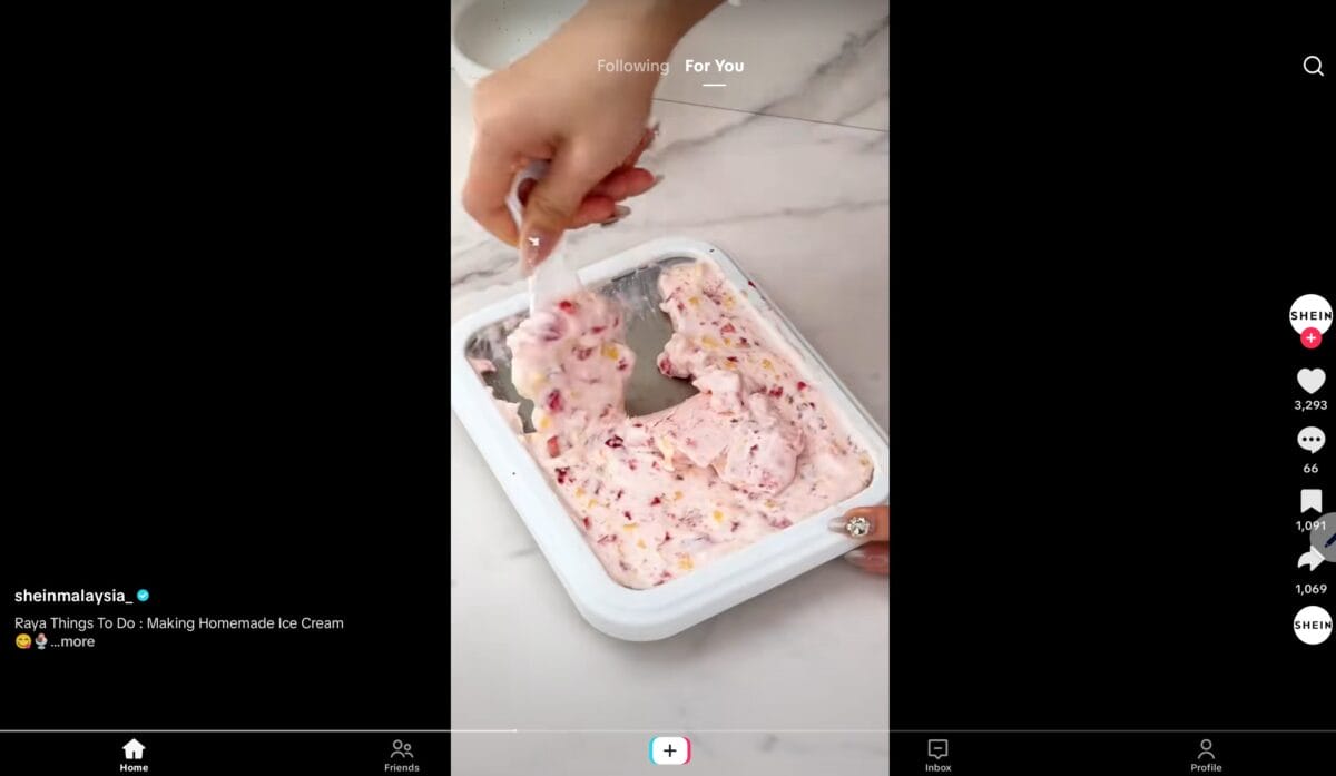 Rolled Ice Cream Maker TikTok Video For Dropshipping