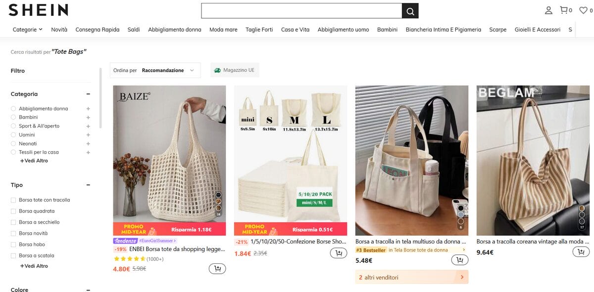 tote bags for dropshipping
