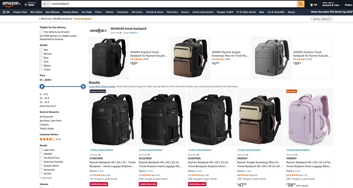 travel bags for dropshipping