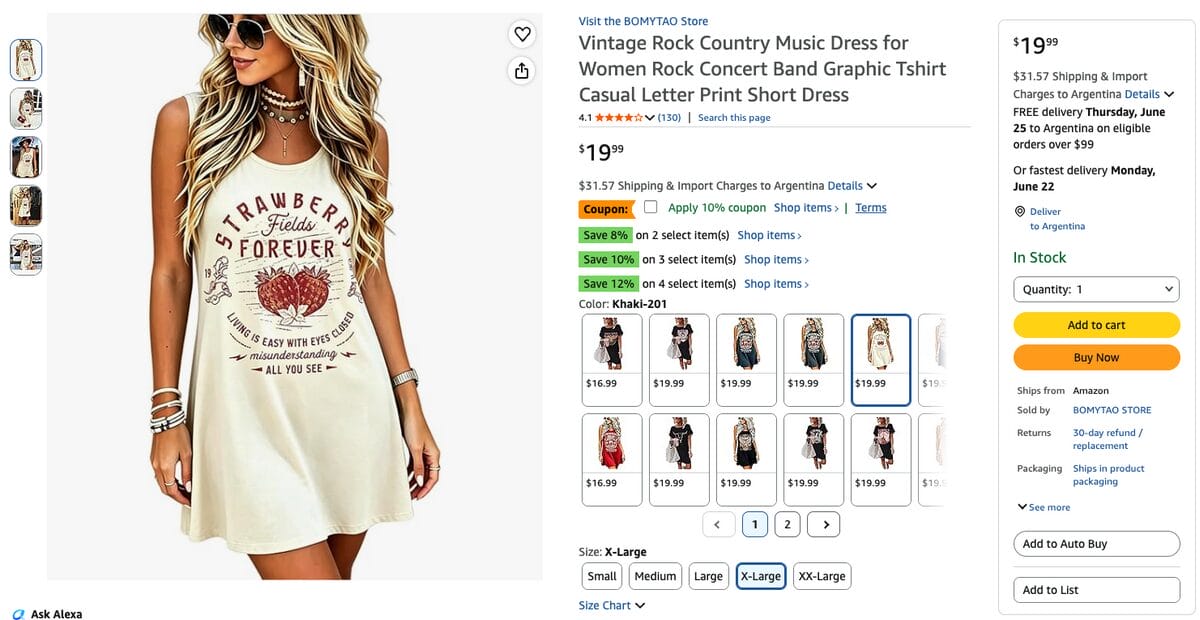 T-Shirt Dresses for print-on-demand