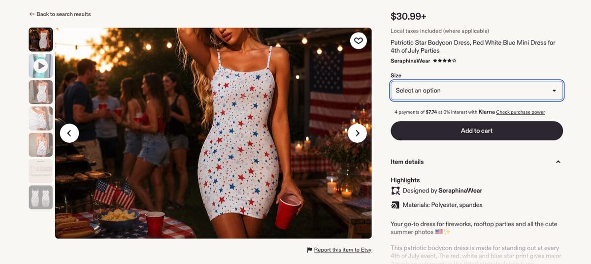 Bodycon dresses for print-on-demand