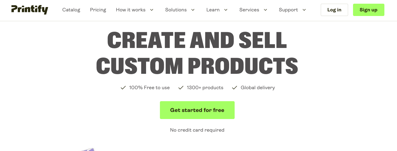 Printify, one of the top print on demand sites 
