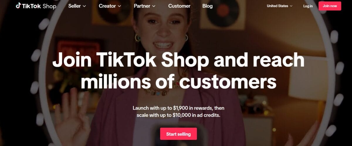 TikTok Shop marketplace for dropshipping 