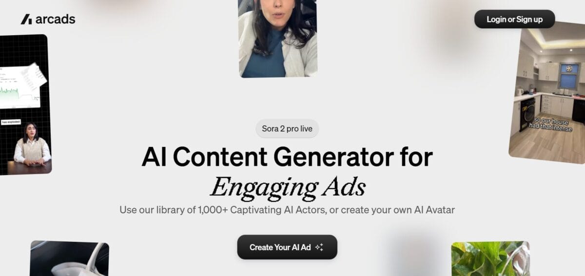 Arcads AI UGC creator tool