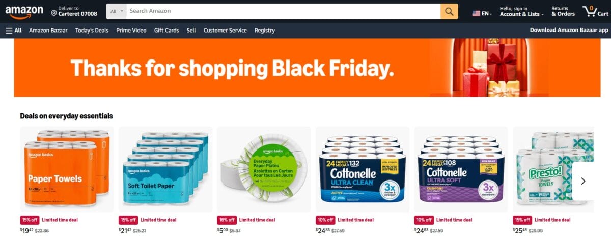 Black Friday and Cyber Monday shopping events in Q4 dropshipping