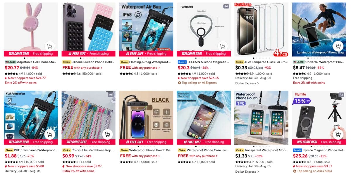Electronics And Phone Accessories, one of the best Q4 dropshipping products