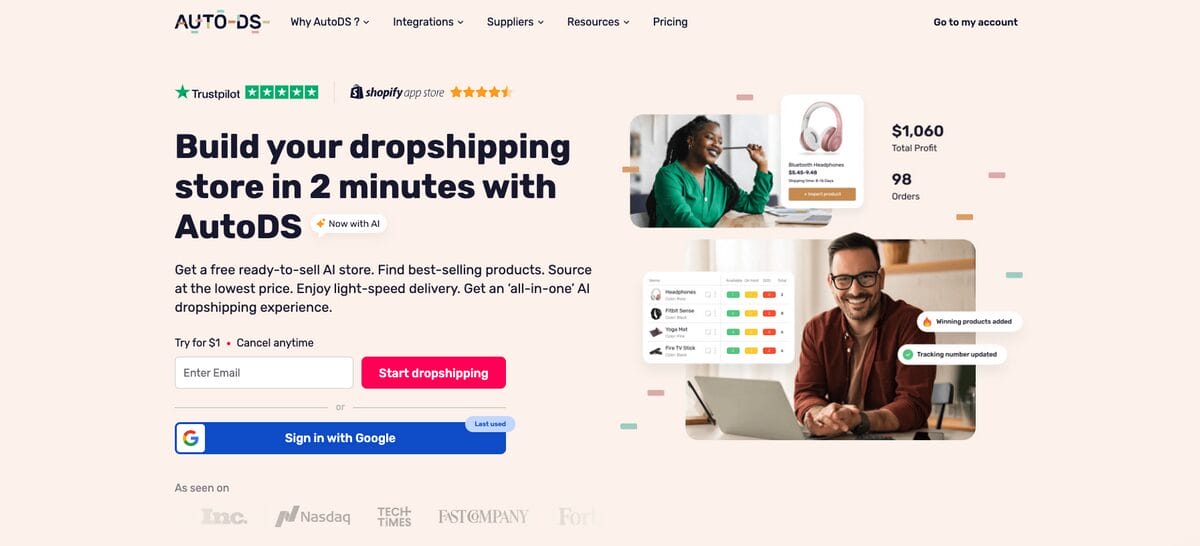 AutoDS dropshipping automation
