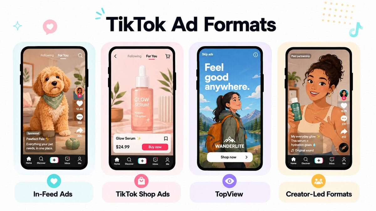 Types And Formats of TikTok Ads for Dropshipping