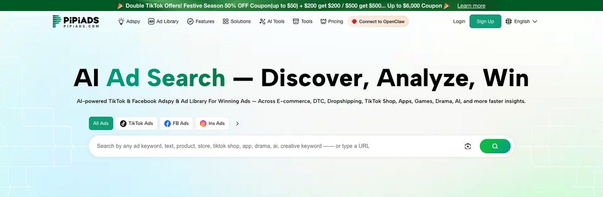 PipiAds for TikTok ads