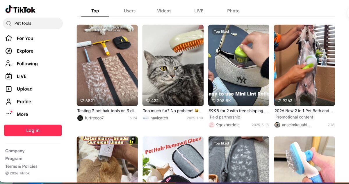 Pet products for dropshipping