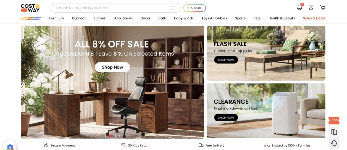 eBay Dropshipping Supplier Costway