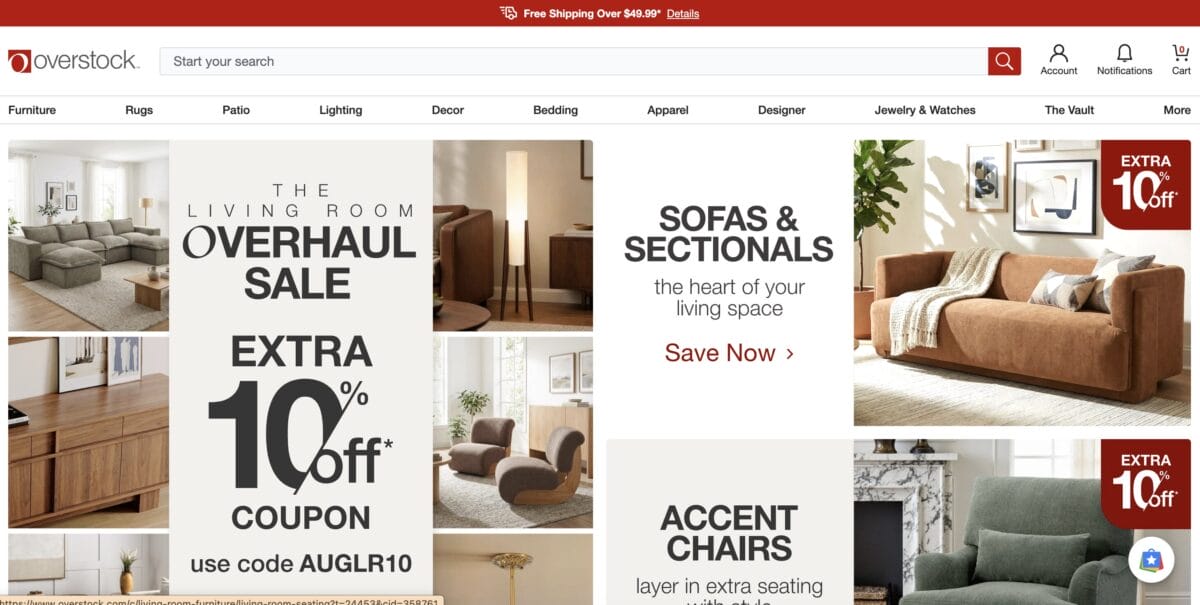 eBay Dropshipping Supplier Overstock